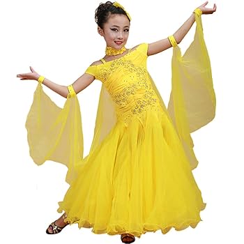 美品★ドレス★キッズ★ジュブナイル★ジュニア★社交ダンス Amazon.co.jp: 社交ダンス 衣装 キッズ キッズ ダンス 衣装